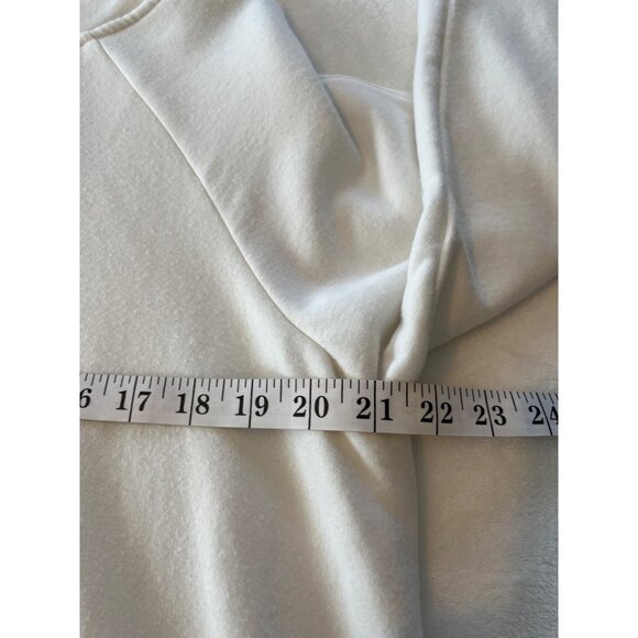 Danskin Women XL Cream Hooded Sweatshirt 86q - Picture 5 of 8